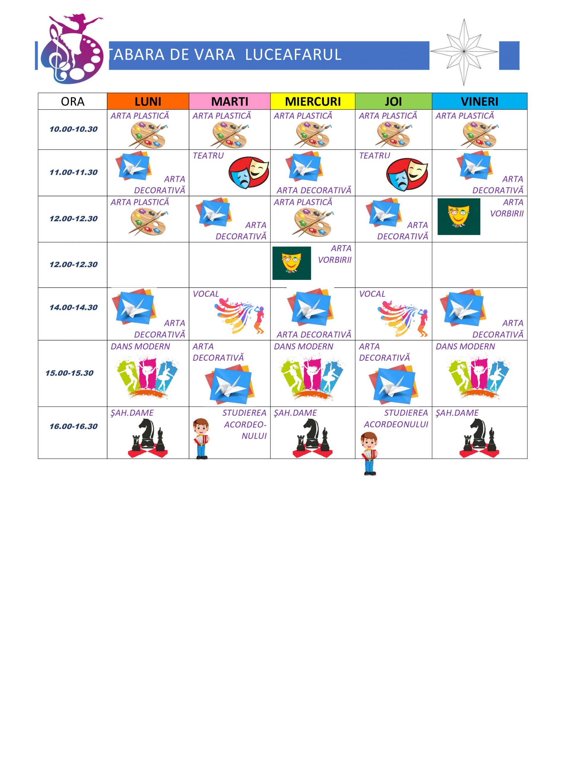 Tabăra de vară online